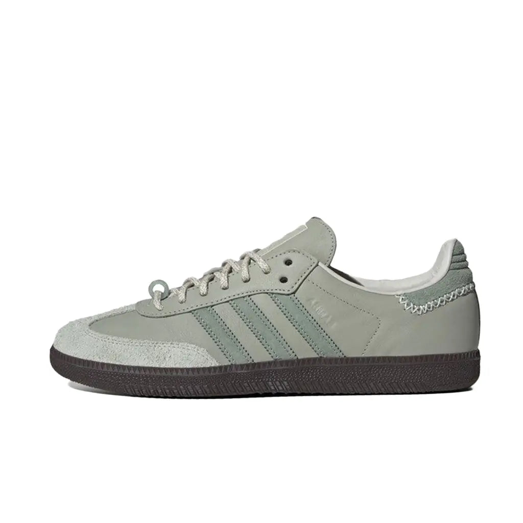 adidas gazelle silver green womens Maha x Samba Half Green – LePache